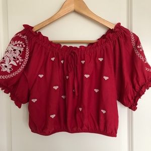 Topshop crop top